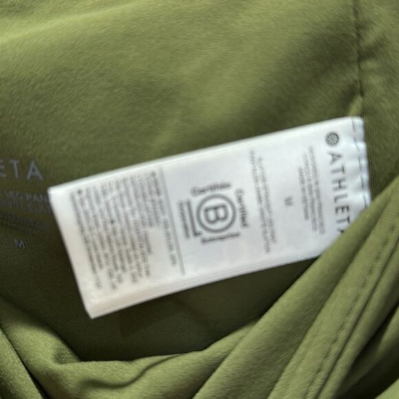 NWT ATHLETA ELATION STRAIGHT LEG PANTS GREEN - Picture 7 of 7